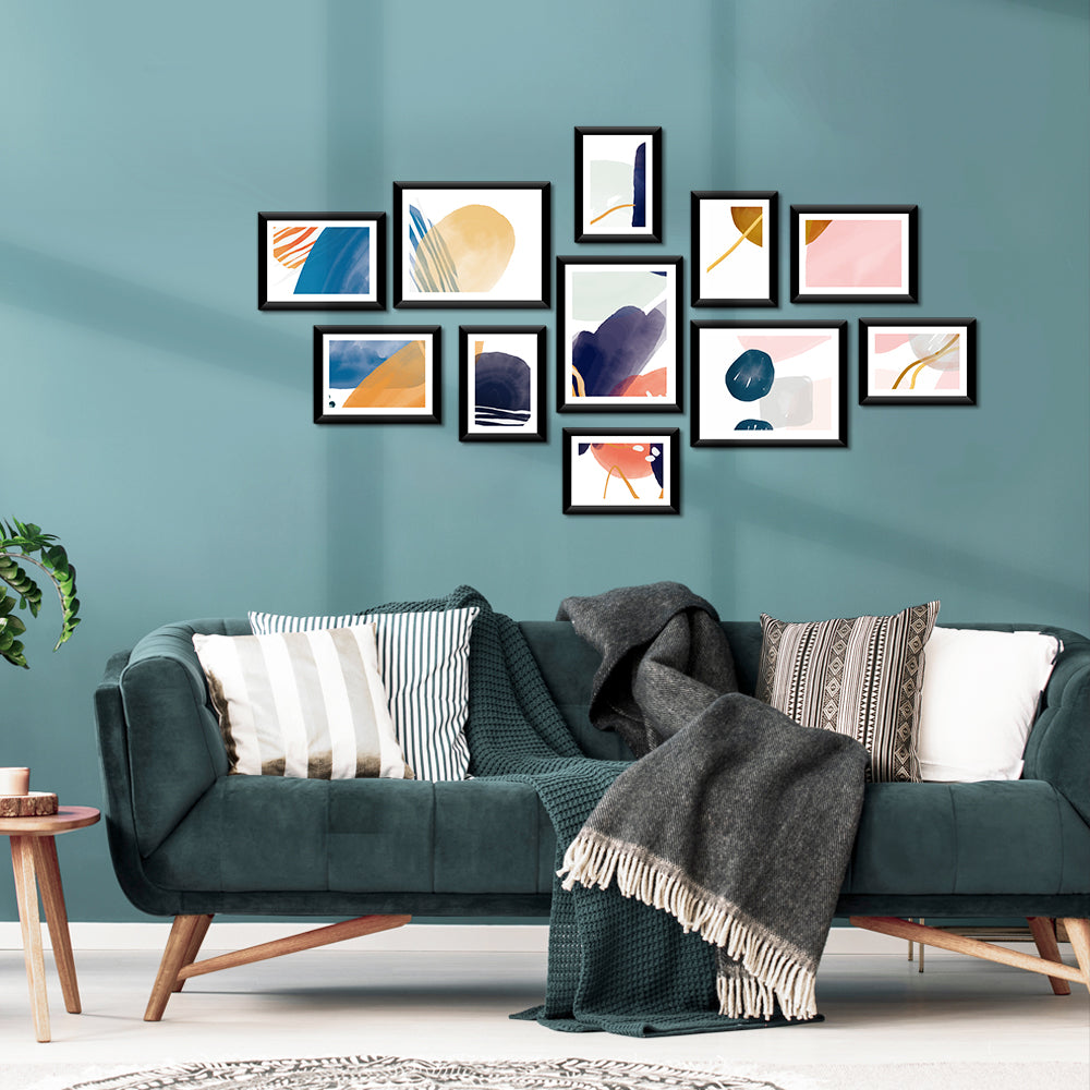 Artiss Photo Frames 11PCS 5x7in 6x8in 8x10in Hanging Wall Frame Black