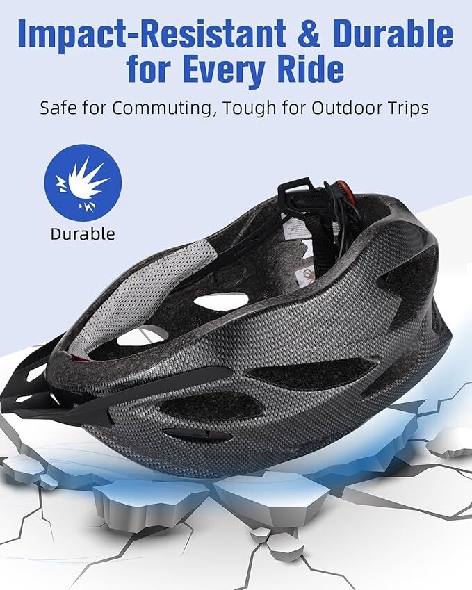 Adjustable Bike Helmet: 18 Vents, 260g, L Size (58-61cm), for Aussie Cyclists