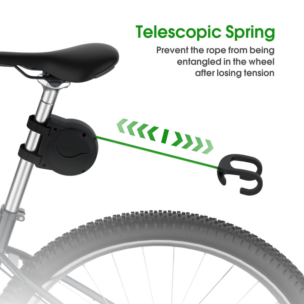 Parent Rope Elastic Parent-Child Bicycle Traction Rope: 2.5m, 200kg Load, For Shar ...