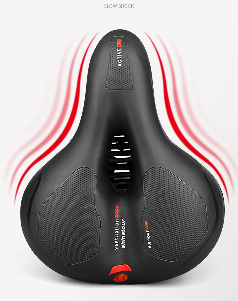 Silicone Bike Saddle with Hollow Ventilation: 21×25×11cm, 680g, Comfort & Shock Absorption for Aussie Cyclists
