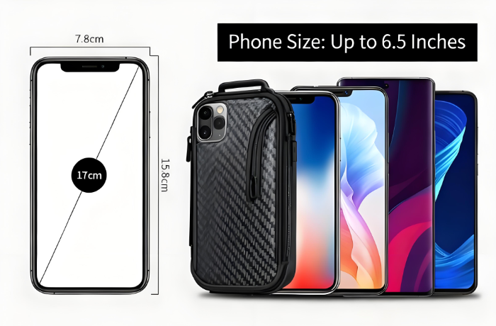 Waterproof Bike Frame Bag with Touchscreen & Headphone Hole: 3-in-1 Capacity Bicycle Bag for Phones & Gear, Aussie Cyclist Essential