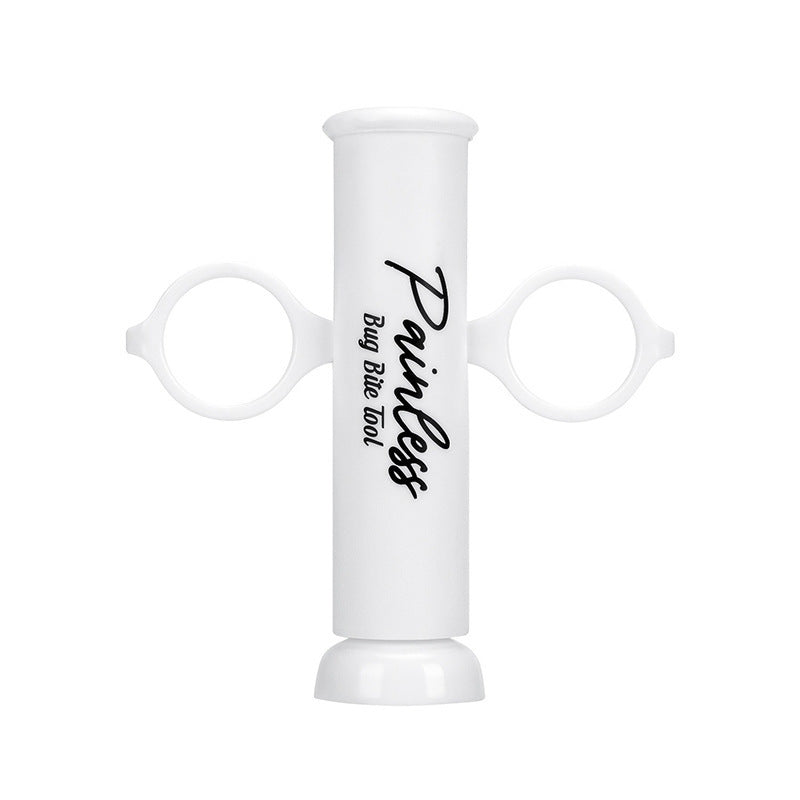 3-Pack White Portable Vacuum Suction Venom Extractor - Emergency Pump Tool for Insect Bites, Mosquito, Bee, Wasp, and Spider Stings