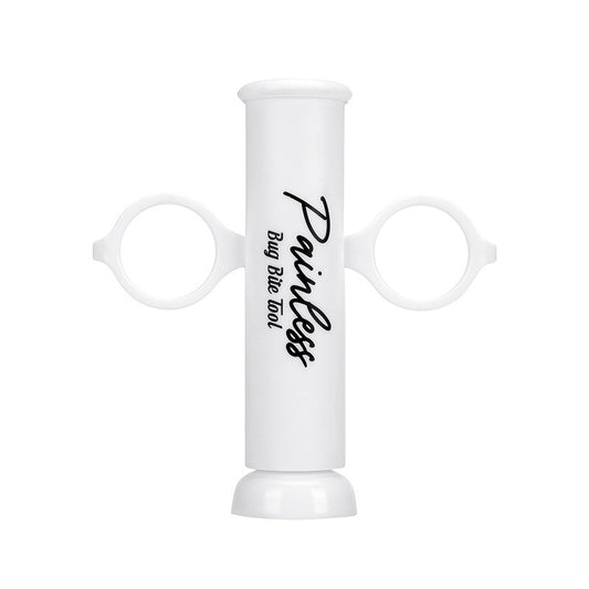 3-Pack White Portable Vacuum Suction Venom Extractor - Emergency Pump Tool for Insect Bites, Mosquito, Bee, Wasp, and Spider Stings