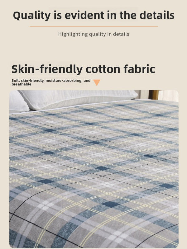 Washable Incontinence Bed Pad 180x200cm Reusable Waterproof Mattress Protector with Non-Slip Backing 4-Layer Absorbent Underpad for Elderly and Adults Dark Brown