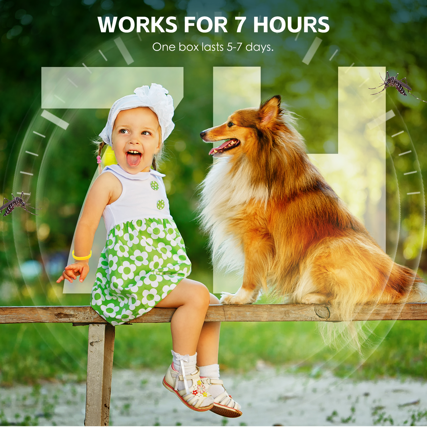 6 Pcs Mosquito Repellent Wristbands