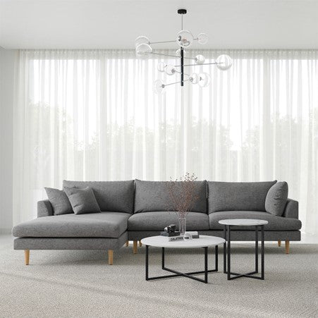 Fabric Modular Sofa & Left Hand Chaise