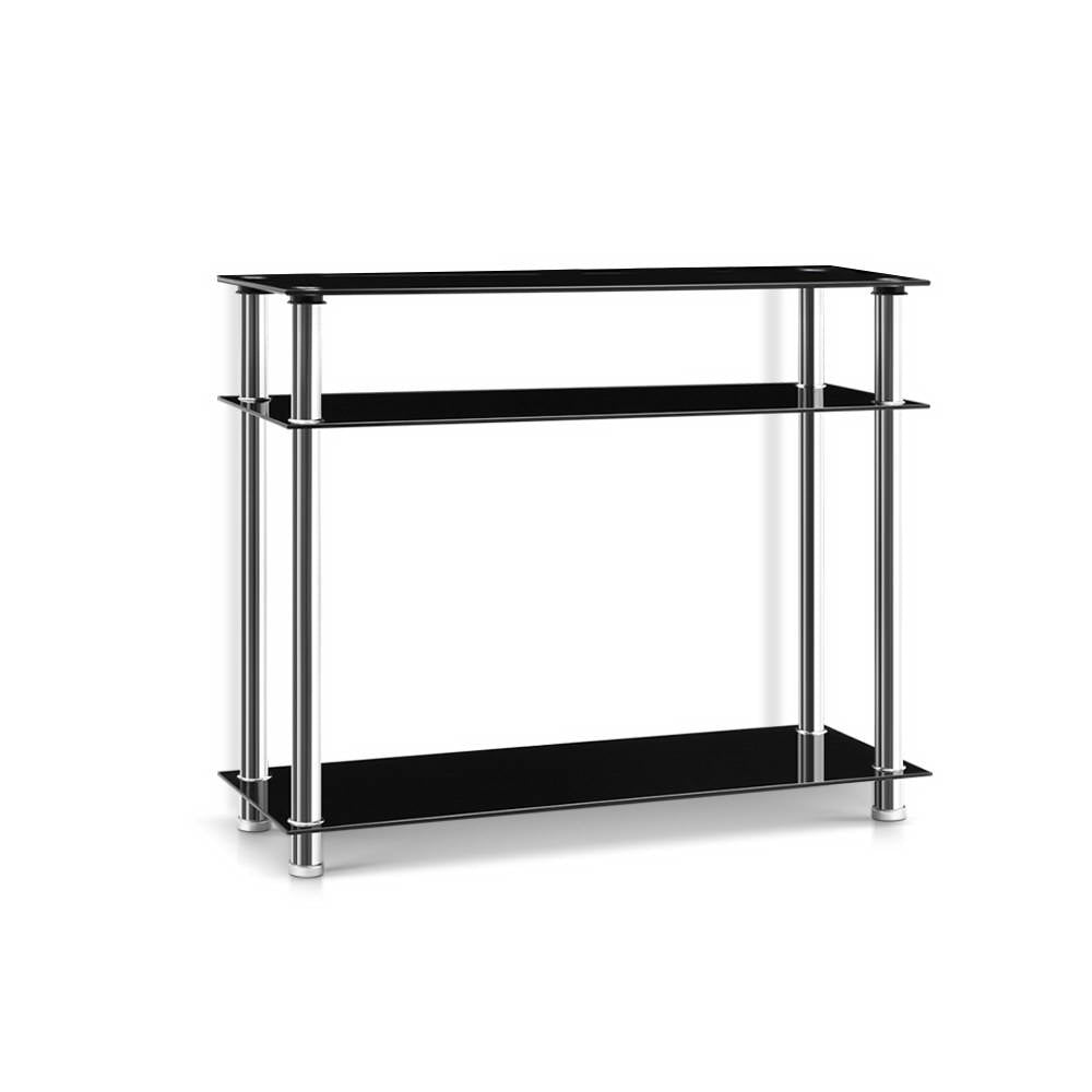 Artiss Entry Hall Console Table - Black & Silver