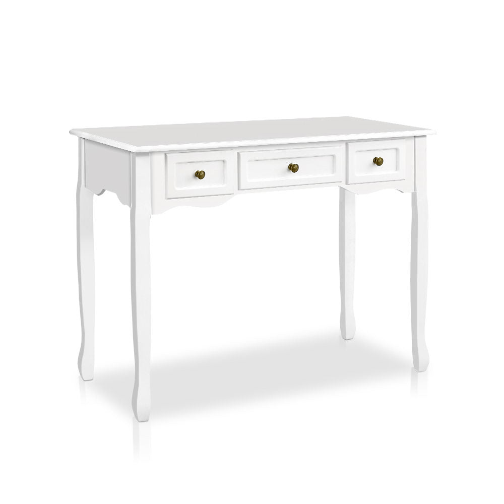 Artiss Hall Console Table Hallway Side Dressing Entry Wooden French Drawer White