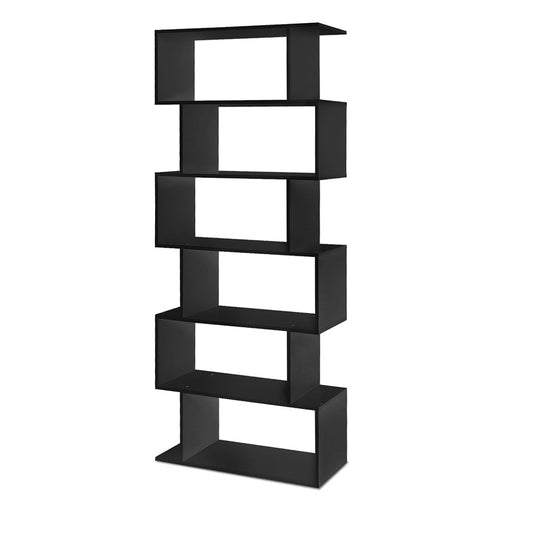 Artiss 6 Tier Display Shelf - Black