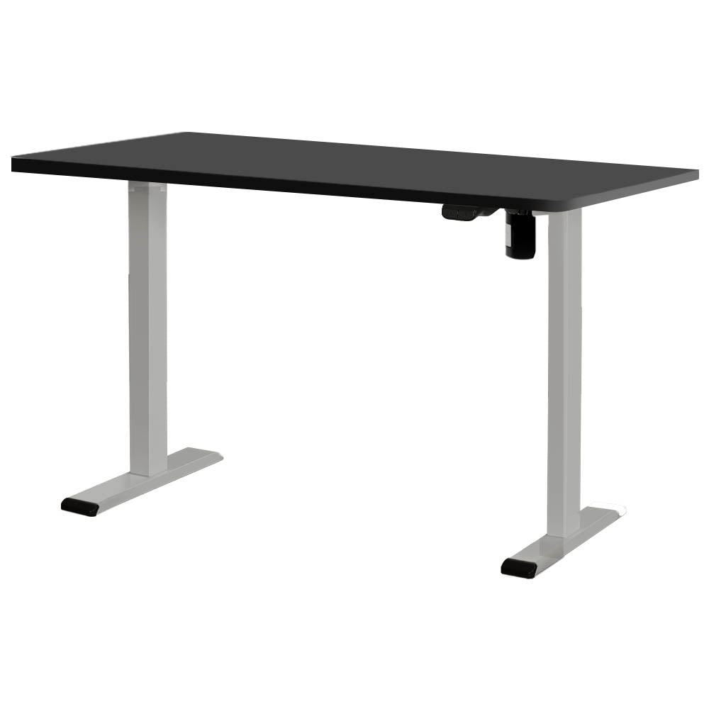 Artiss Electric Standing Desk Motorised Sit Stand Desks Table Grey Black 140cm