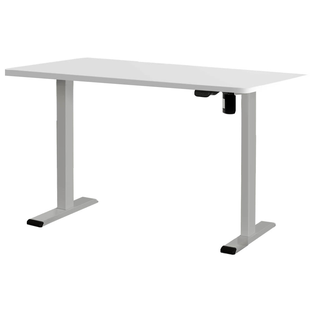 Artiss Electric Standing Desk Motorised Sit Stand Desks Table Grey White 140cm