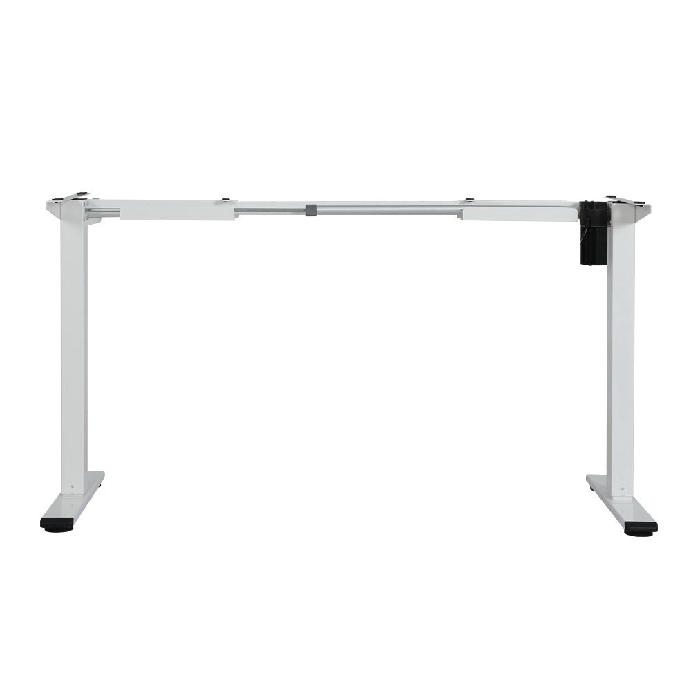 Artiss Standing Desk Sit Stand Motorised Height Adjustable Frame Only White