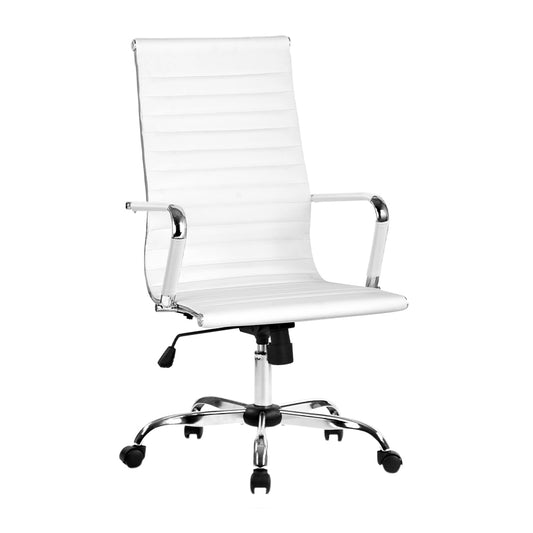 Artiss Gaming Office Chair Computer Desk Chairs Home Work Study White High Back