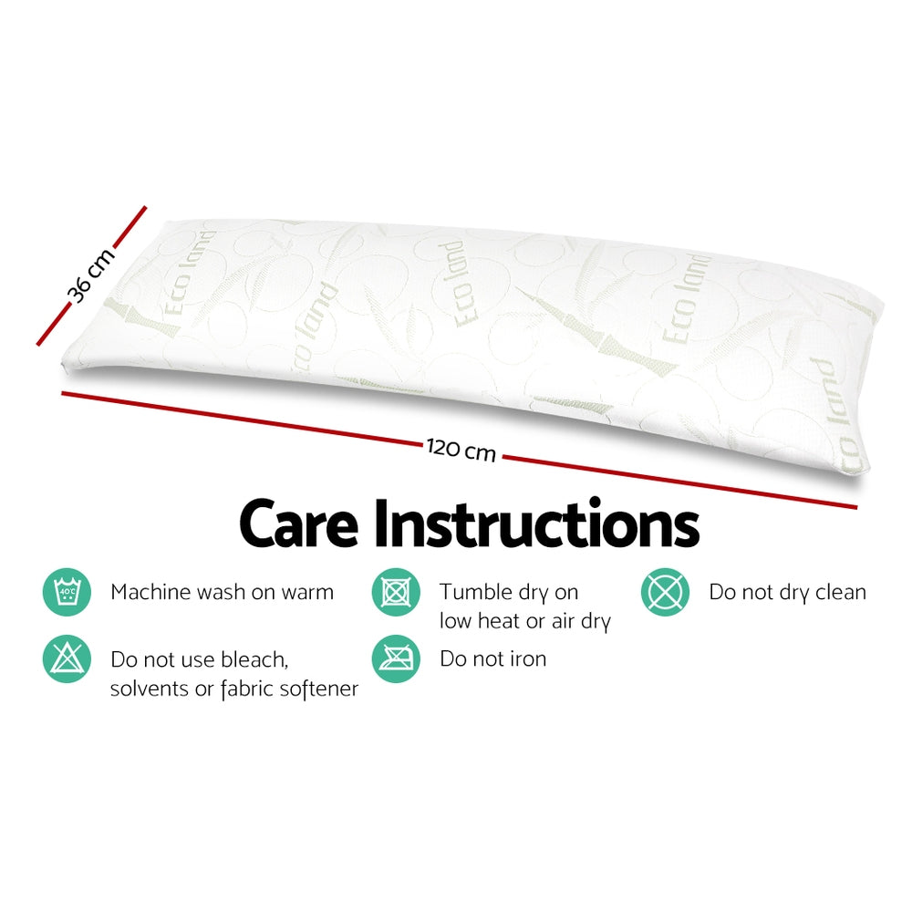 Giselle Bedding Full Body Memory Foam Pillow