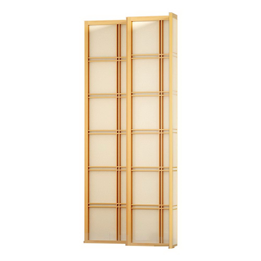 Artiss Room Divider Screen Privacy Wood Dividers Stand 4 Panel Nova Natural