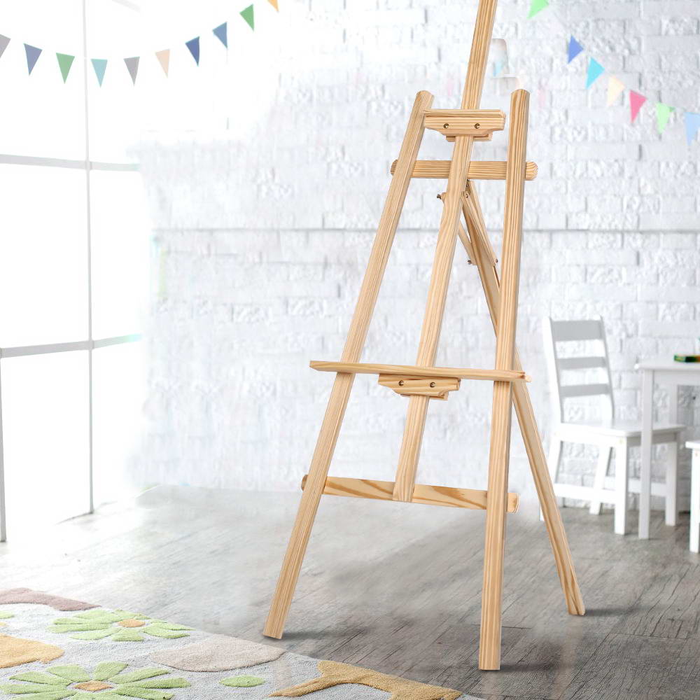 Artiss Modern Floor Easel - White Oak